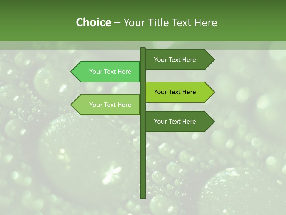 Skiing Over Star PowerPoint Template