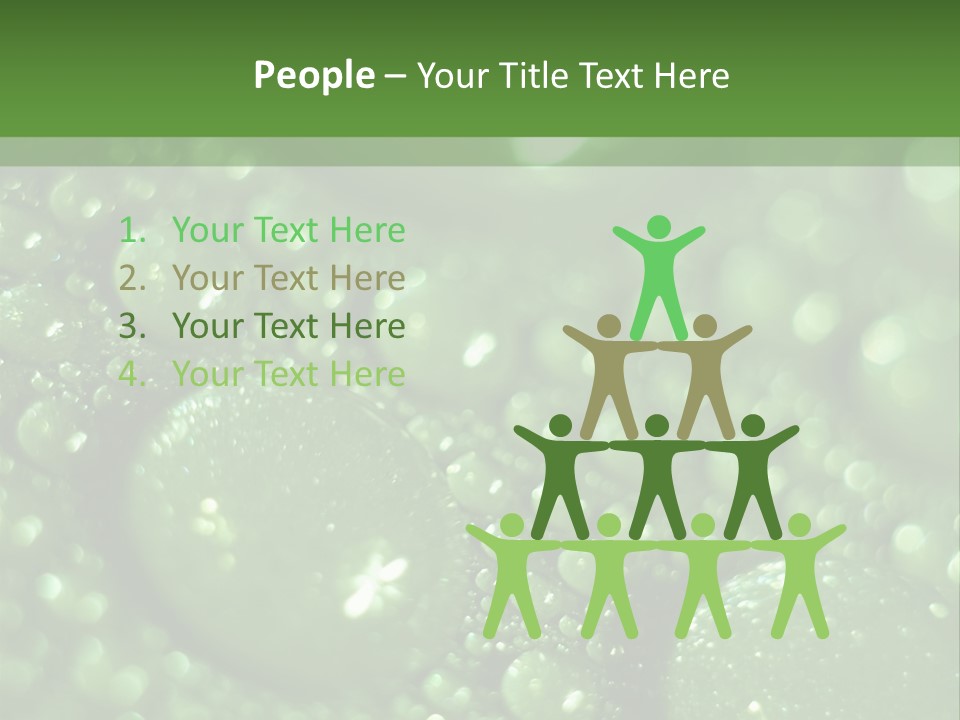 Skiing Over Star PowerPoint Template