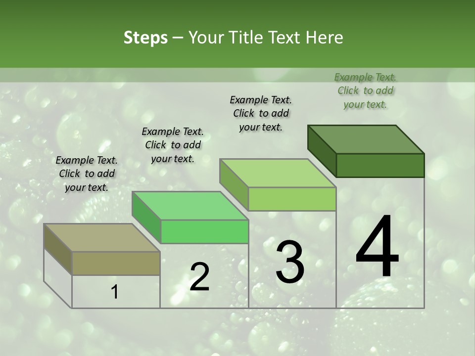 Skiing Over Star PowerPoint Template