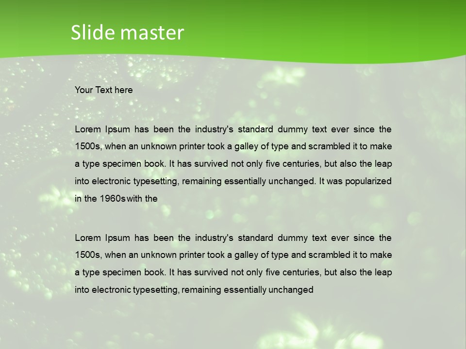 Nature Feather Rood Screen PowerPoint Template