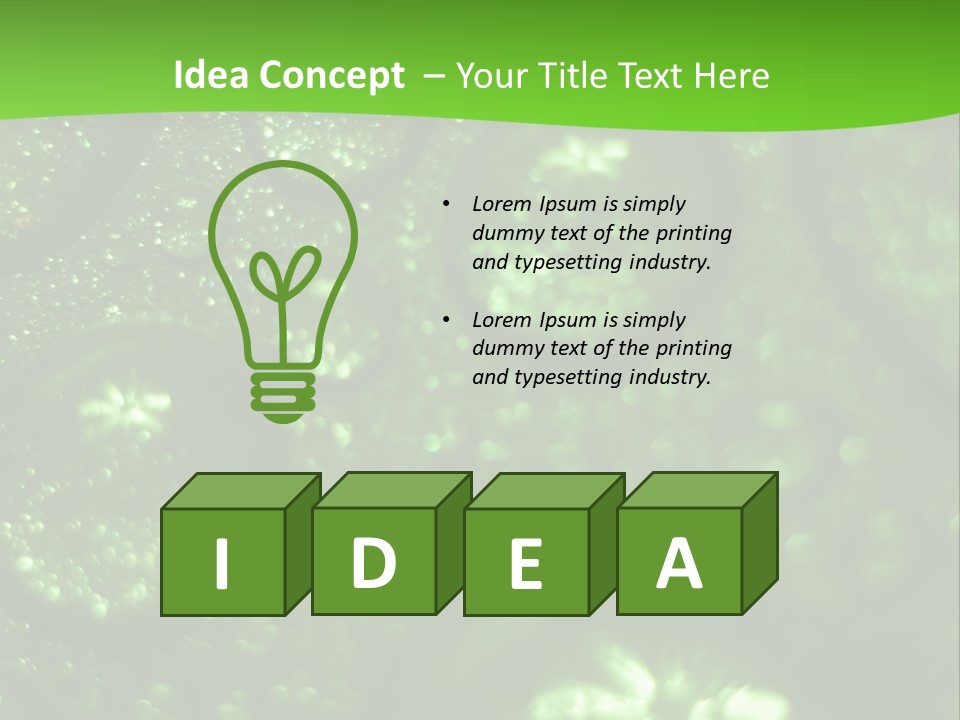 Nature Feather Rood Screen PowerPoint Template