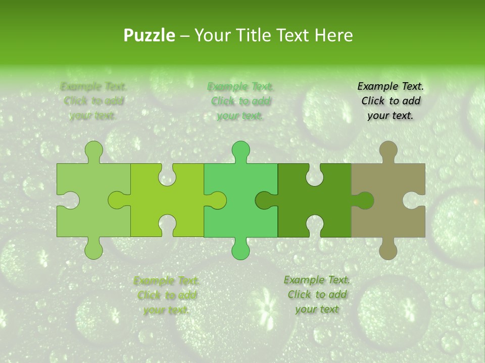 Moisture Colour Skiing PowerPoint Template