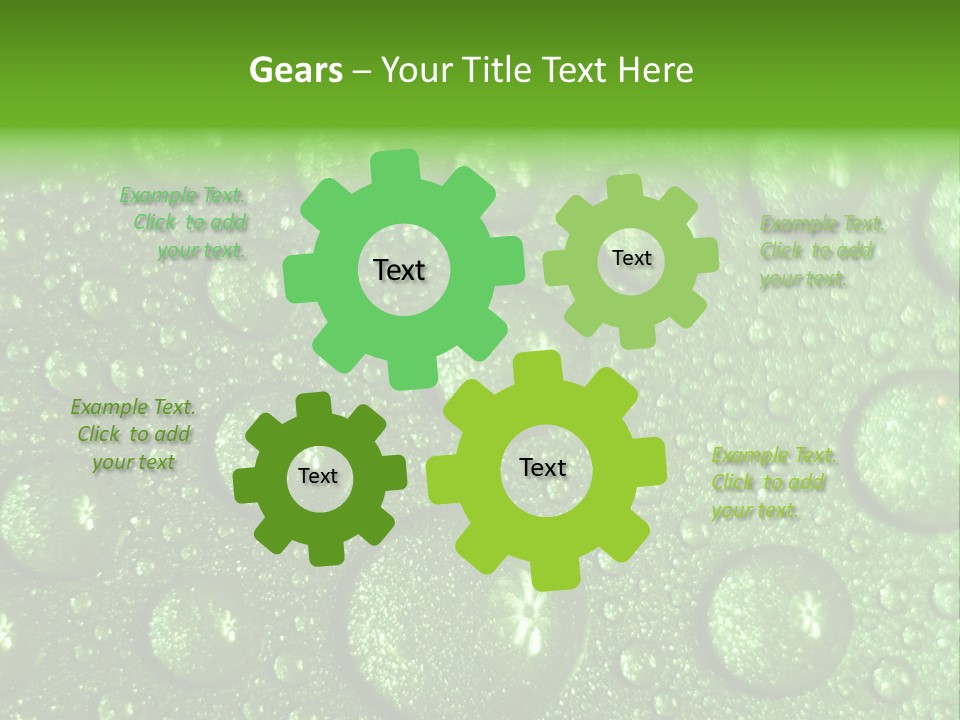 Moisture Colour Skiing PowerPoint Template