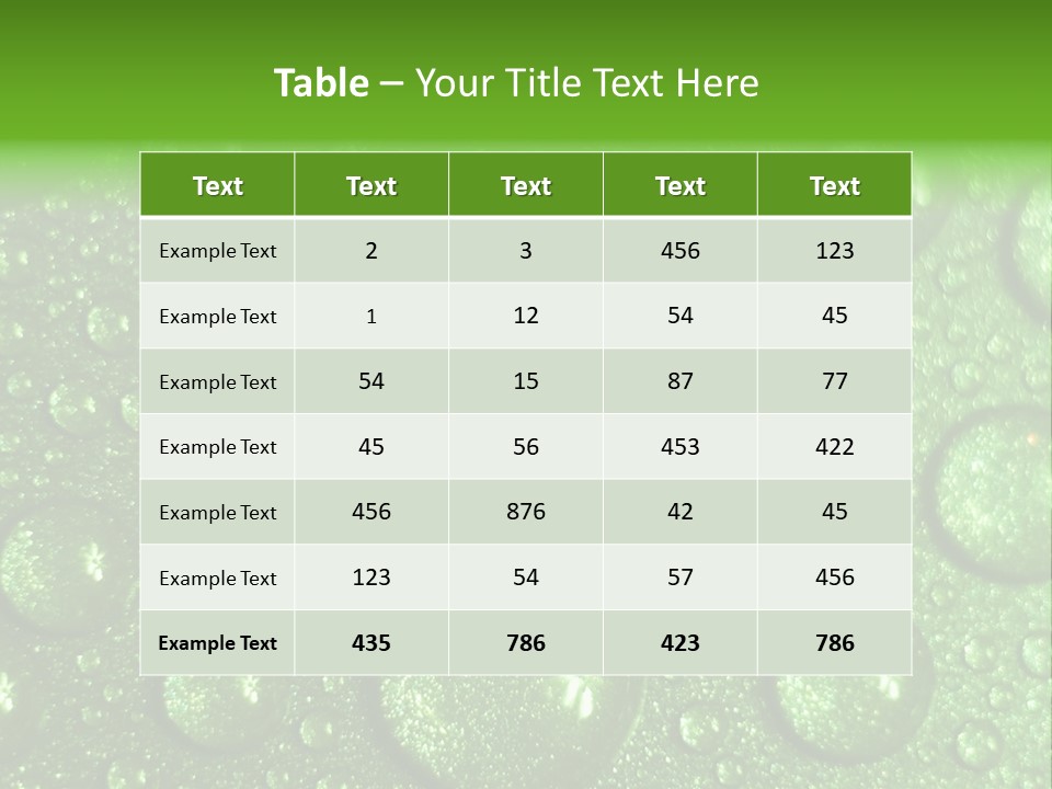Moisture Colour Skiing PowerPoint Template