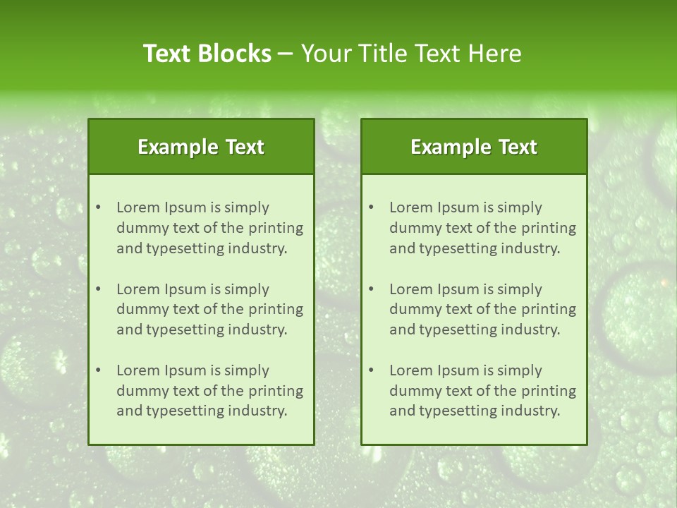 Moisture Colour Skiing PowerPoint Template