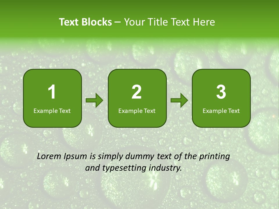 Moisture Colour Skiing PowerPoint Template
