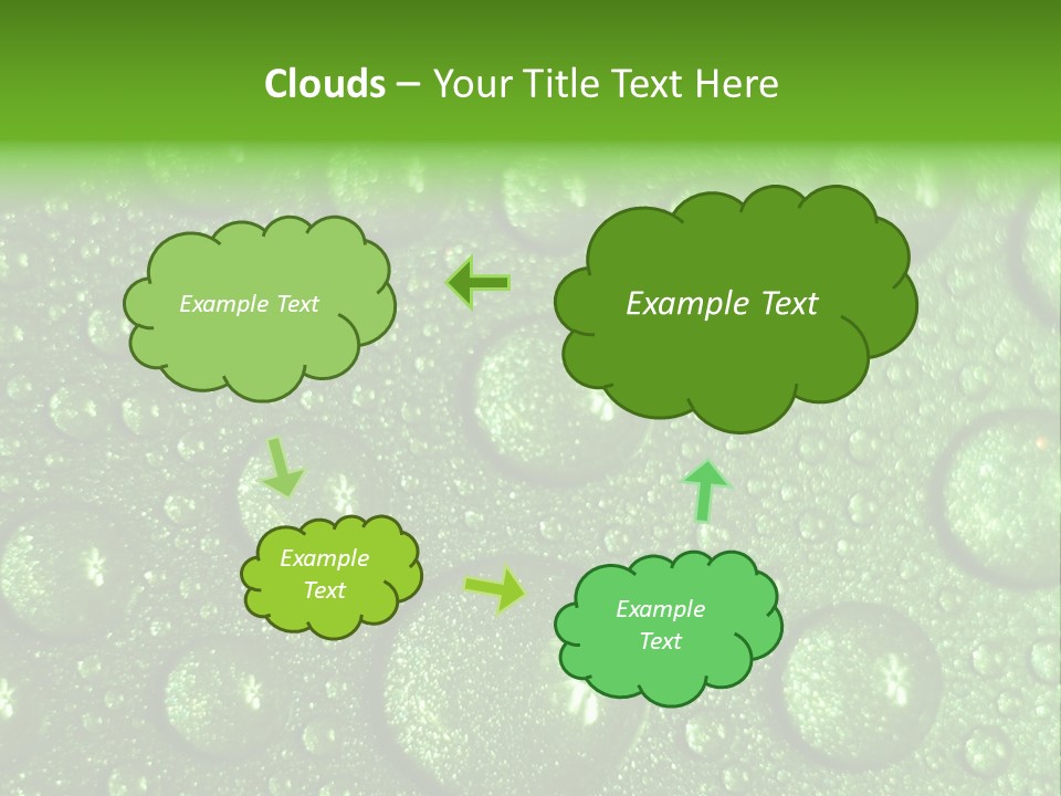 Moisture Colour Skiing PowerPoint Template