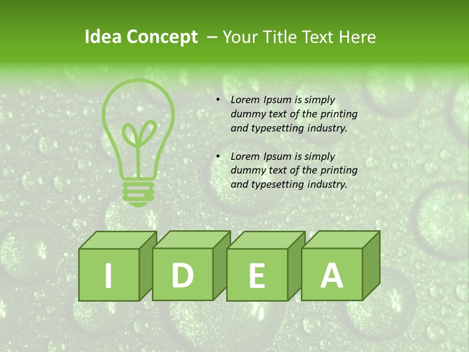 Moisture Colour Skiing PowerPoint Template