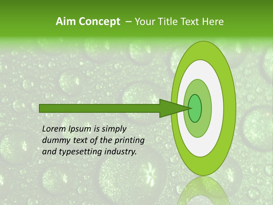 Moisture Colour Skiing PowerPoint Template