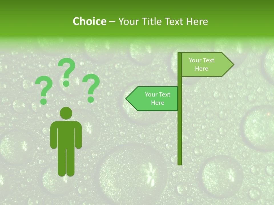 Moisture Colour Skiing PowerPoint Template