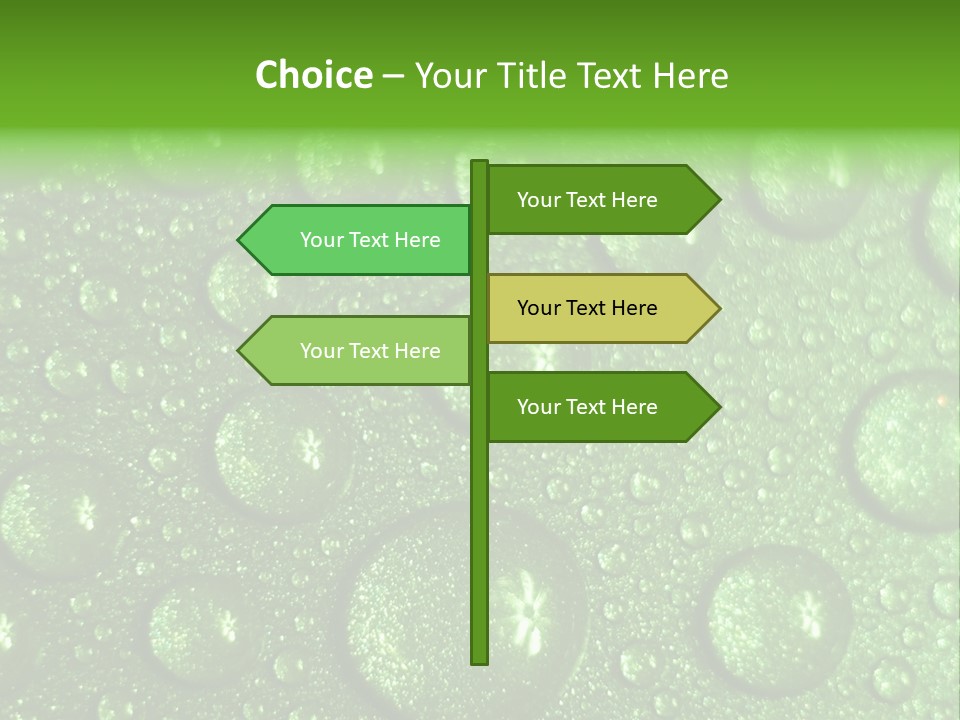 Moisture Colour Skiing PowerPoint Template