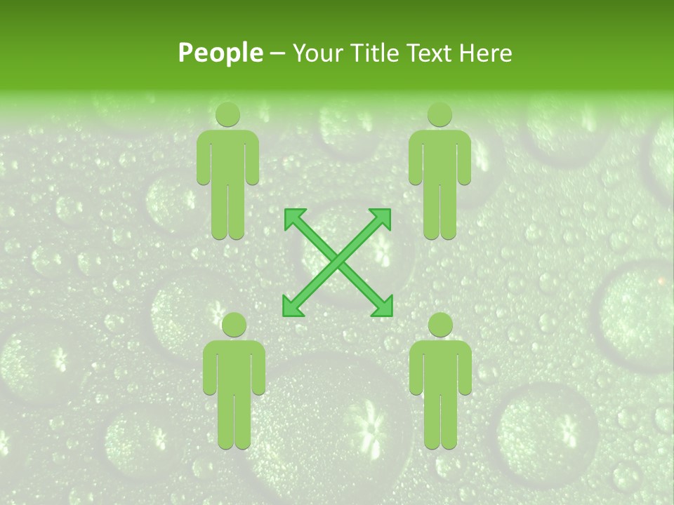 Moisture Colour Skiing PowerPoint Template