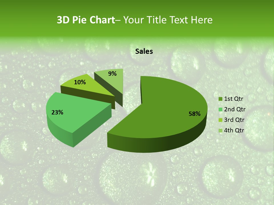 Moisture Colour Skiing PowerPoint Template