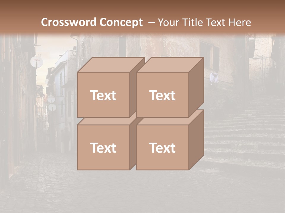 European Stone Beautiful PowerPoint Template