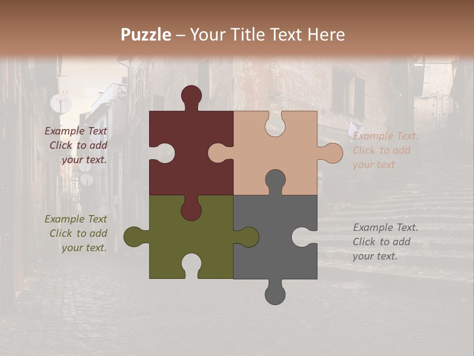 European Stone Beautiful PowerPoint Template