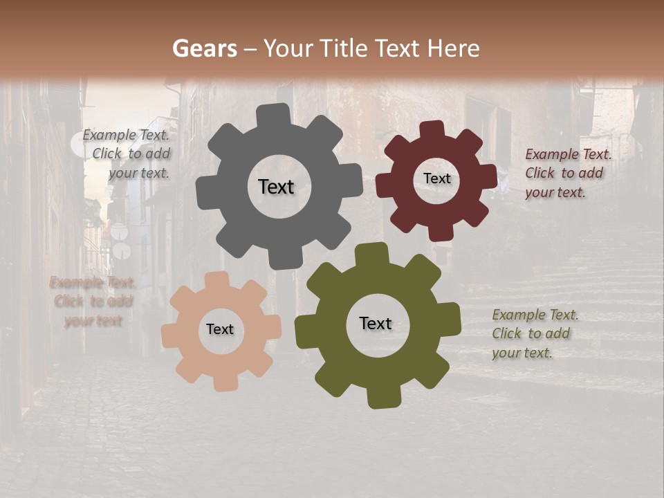 European Stone Beautiful PowerPoint Template