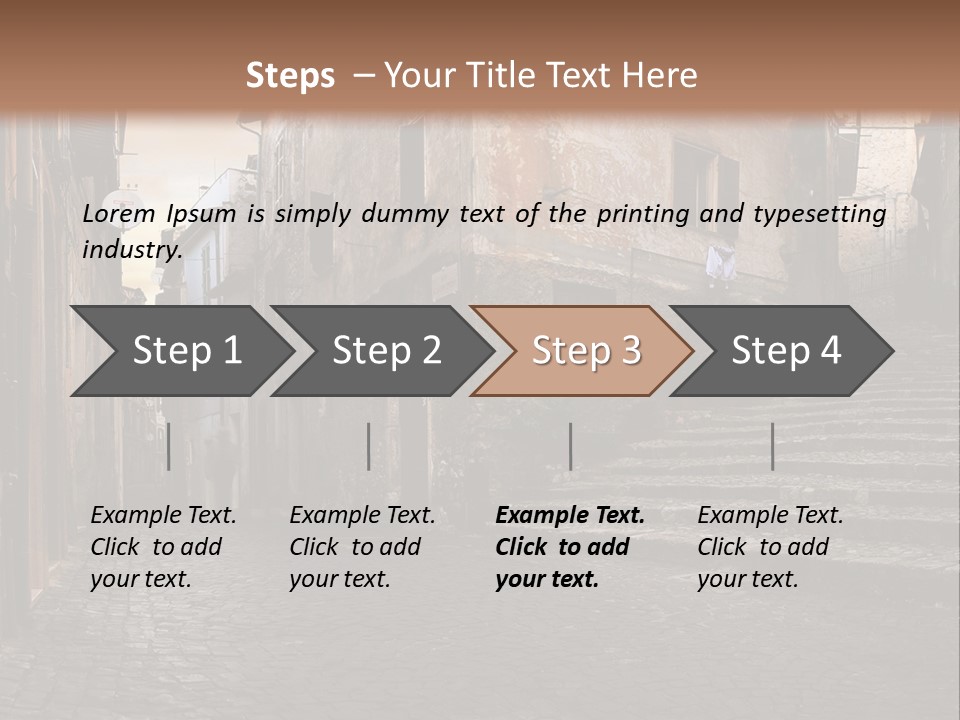European Stone Beautiful PowerPoint Template