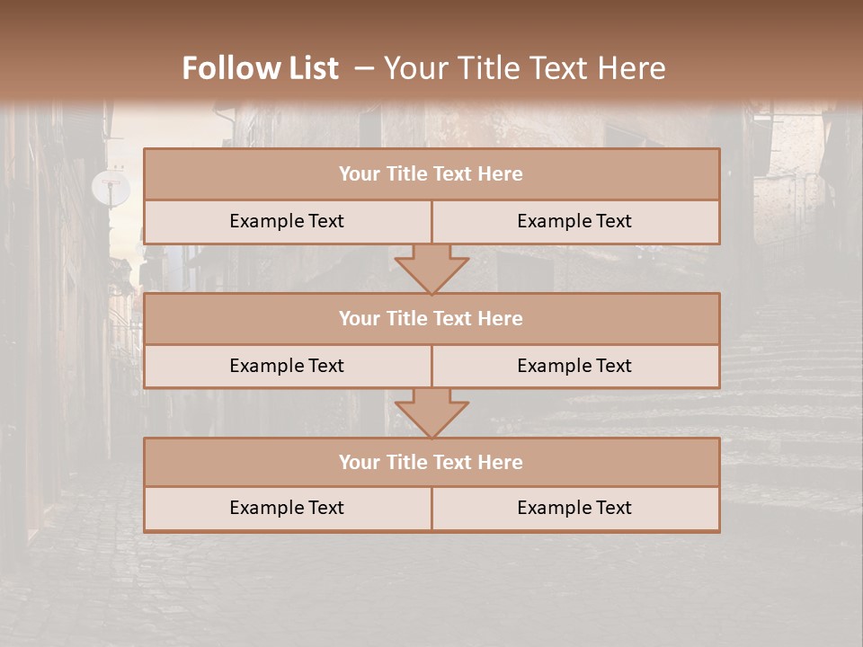 European Stone Beautiful PowerPoint Template