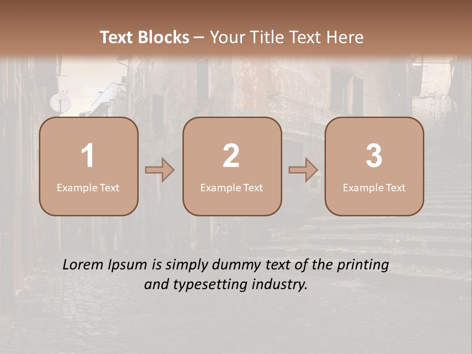 European Stone Beautiful PowerPoint Template