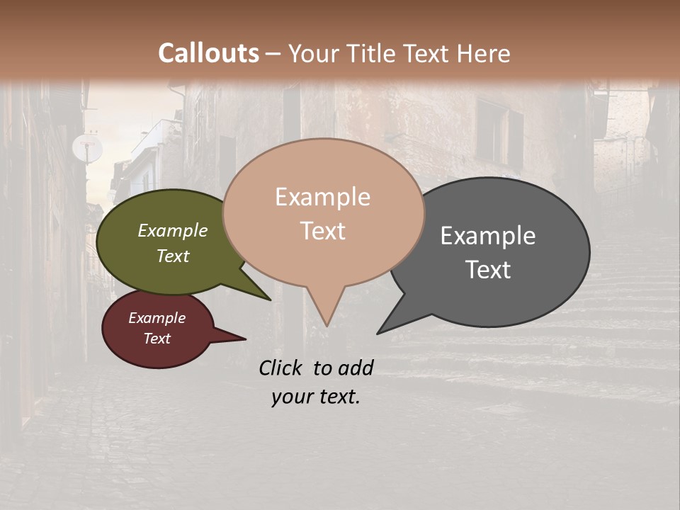 European Stone Beautiful PowerPoint Template