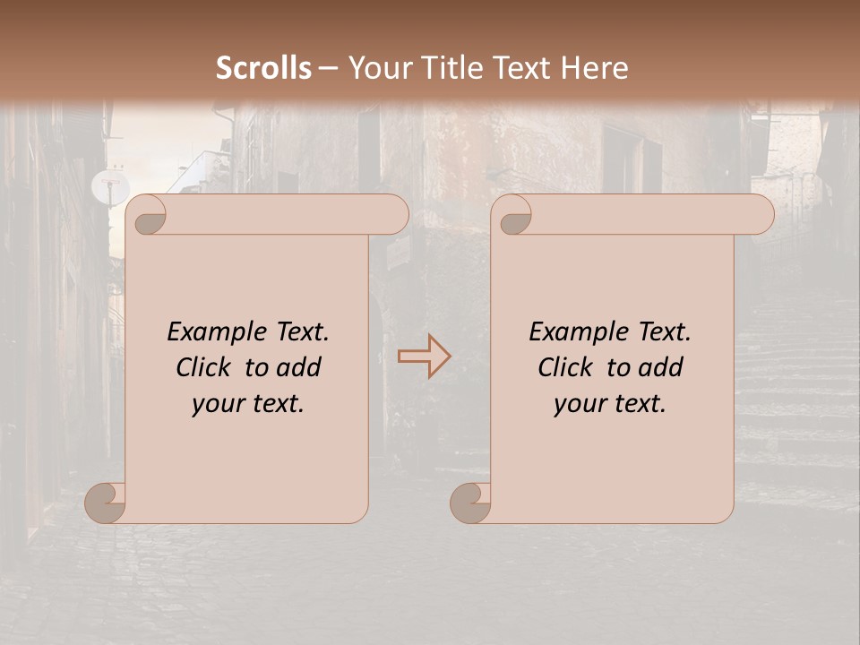 European Stone Beautiful PowerPoint Template