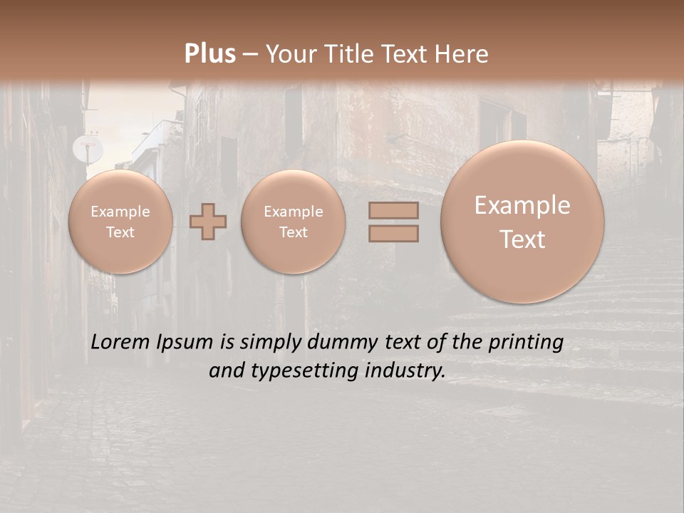 European Stone Beautiful PowerPoint Template