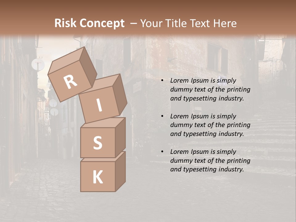 European Stone Beautiful PowerPoint Template