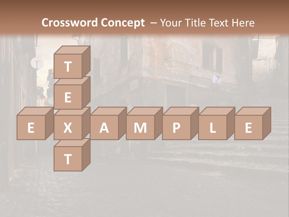 European Stone Beautiful PowerPoint Template