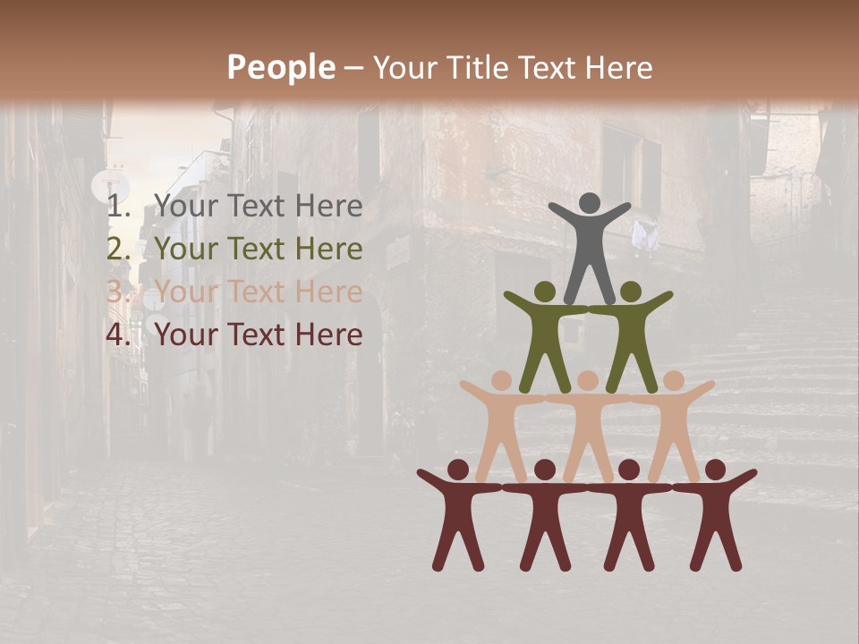 European Stone Beautiful PowerPoint Template