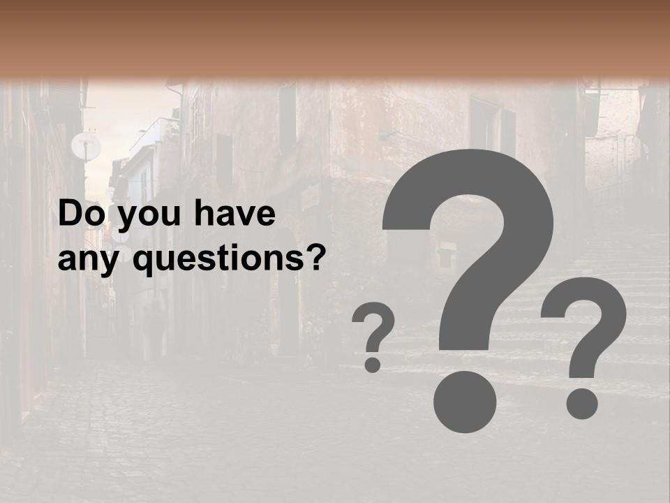 European Stone Beautiful PowerPoint Template