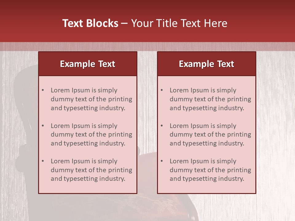 Nobody Revival Cushion PowerPoint Template