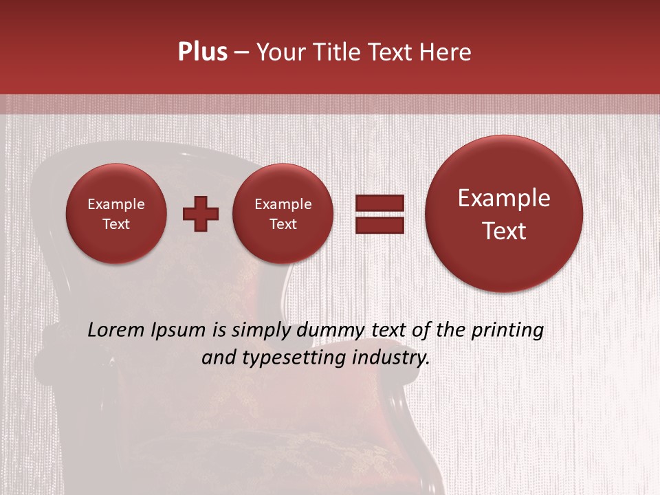 Nobody Revival Cushion PowerPoint Template