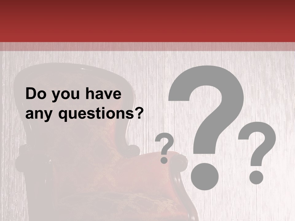 Nobody Revival Cushion PowerPoint Template