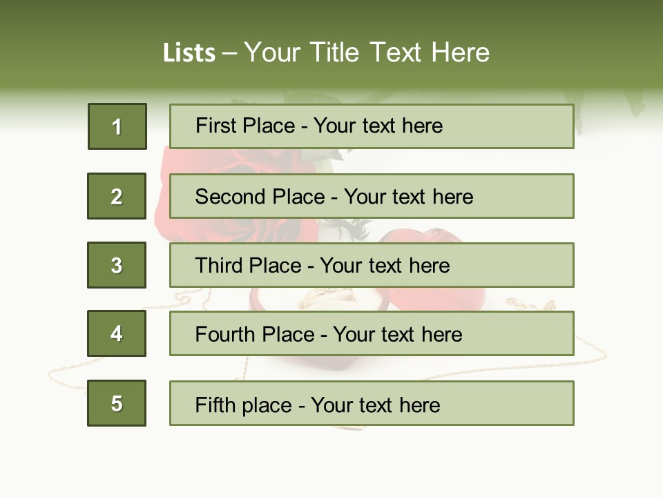 Box Symbol Jewellery PowerPoint Template