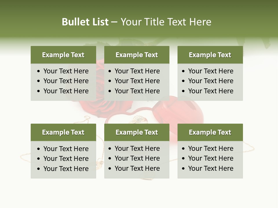 Box Symbol Jewellery PowerPoint Template