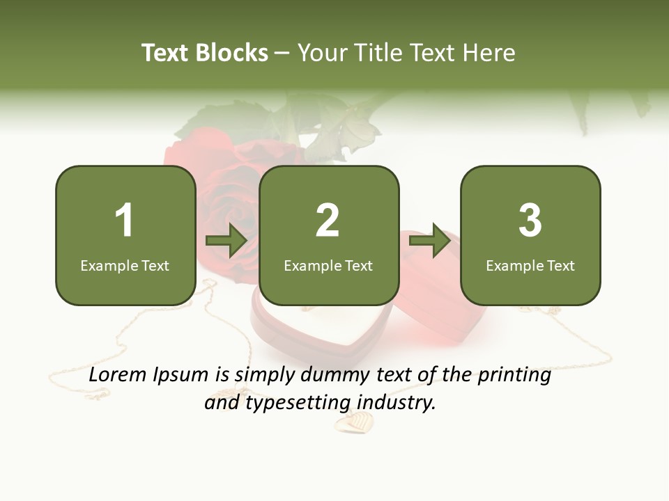 Box Symbol Jewellery PowerPoint Template