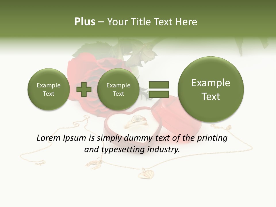 Box Symbol Jewellery PowerPoint Template