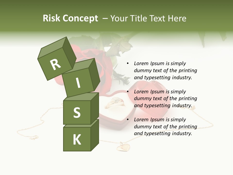 Box Symbol Jewellery PowerPoint Template