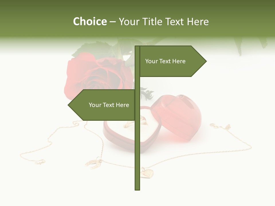 Box Symbol Jewellery PowerPoint Template