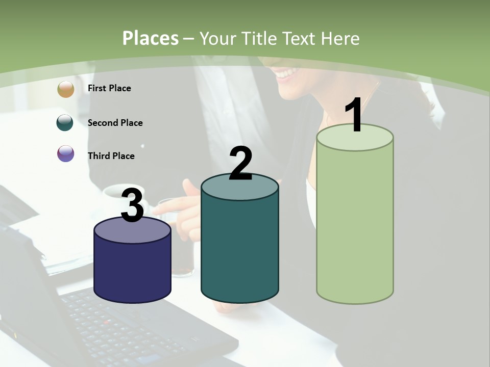 Laptop Contract Contemporary PowerPoint Template