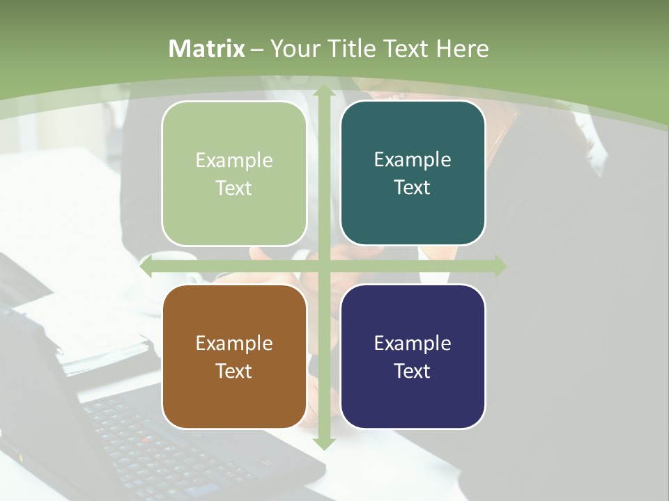 Laptop Contract Contemporary PowerPoint Template