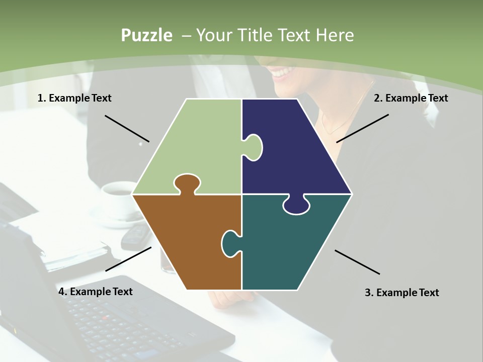 Laptop Contract Contemporary PowerPoint Template