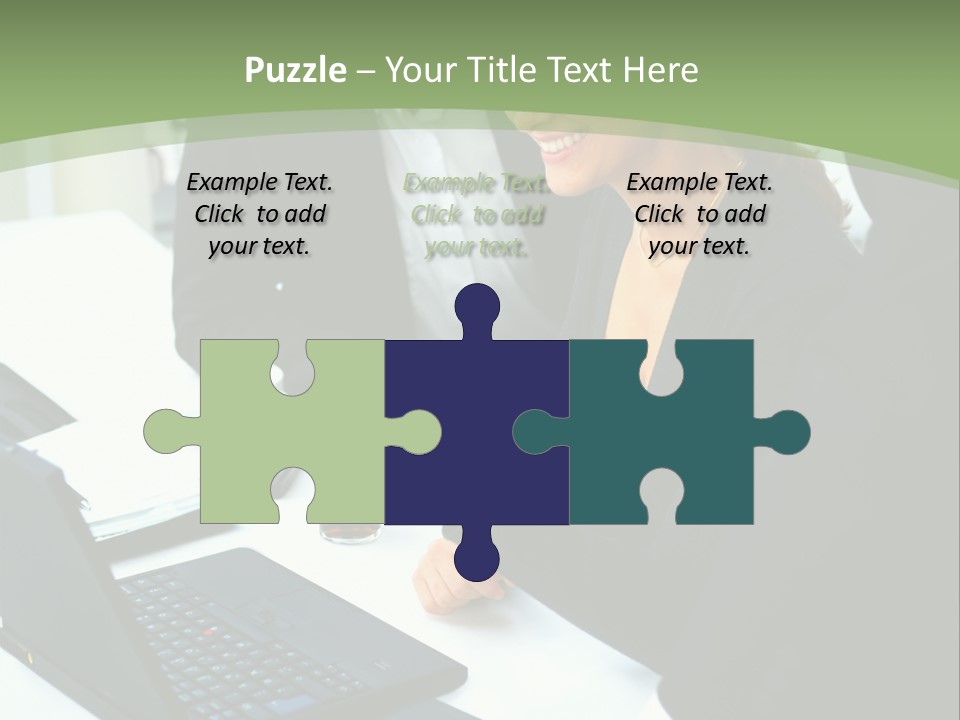 Laptop Contract Contemporary PowerPoint Template