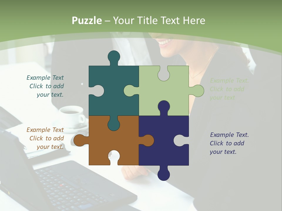 Laptop Contract Contemporary PowerPoint Template