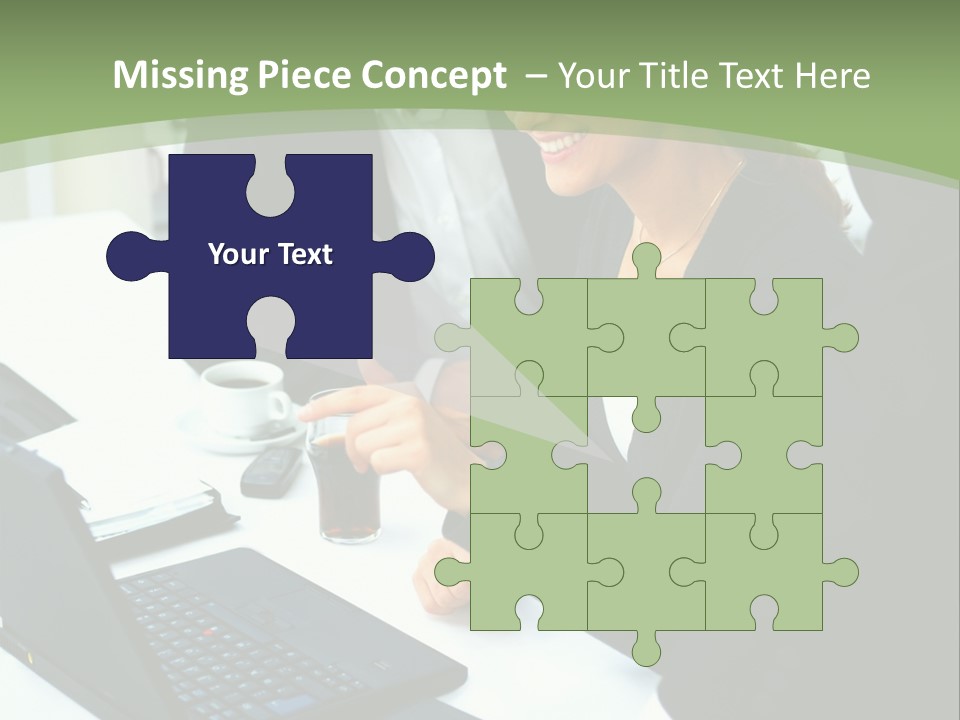 Laptop Contract Contemporary PowerPoint Template