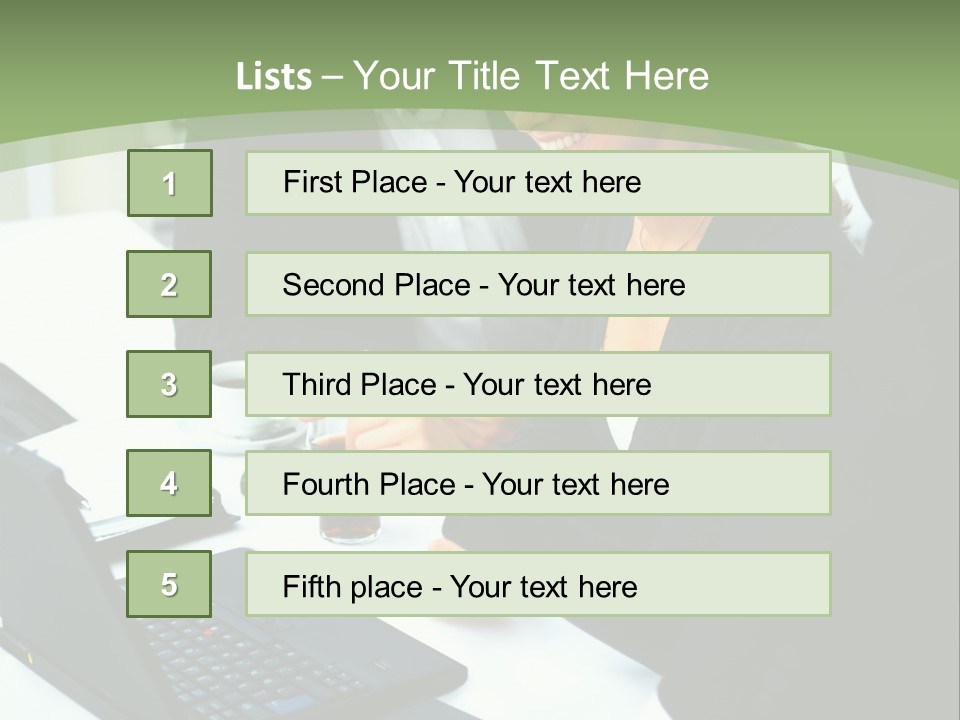 Laptop Contract Contemporary PowerPoint Template