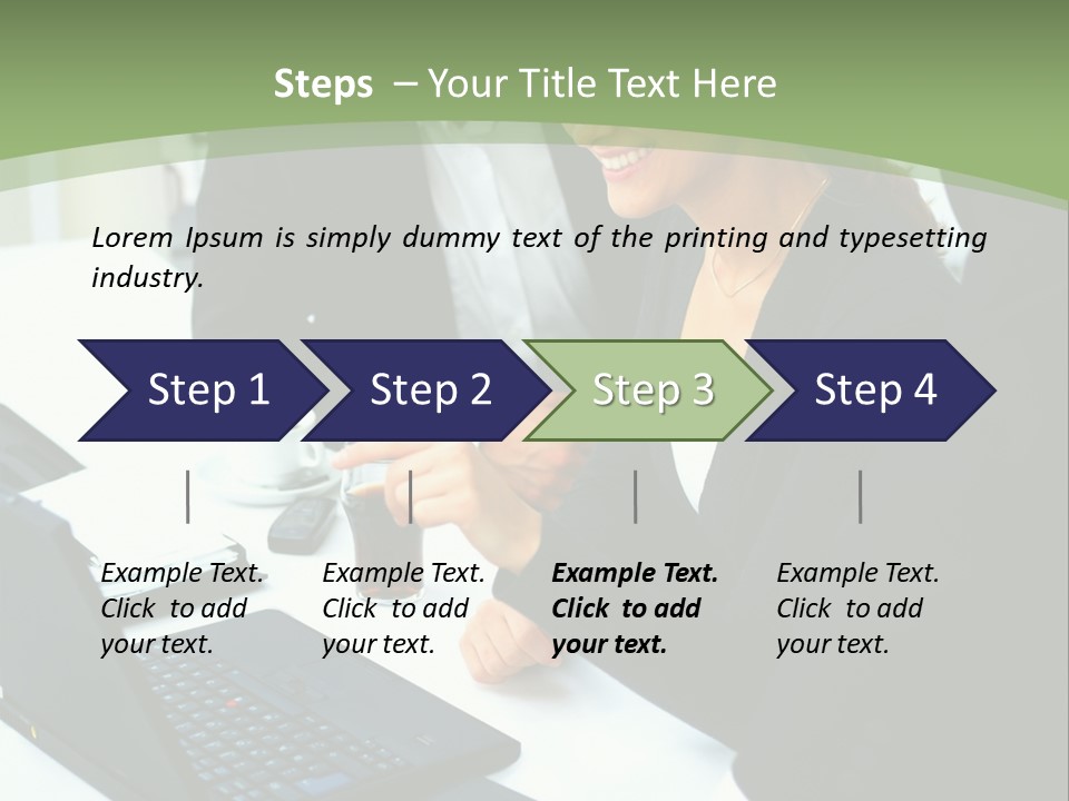 Laptop Contract Contemporary PowerPoint Template