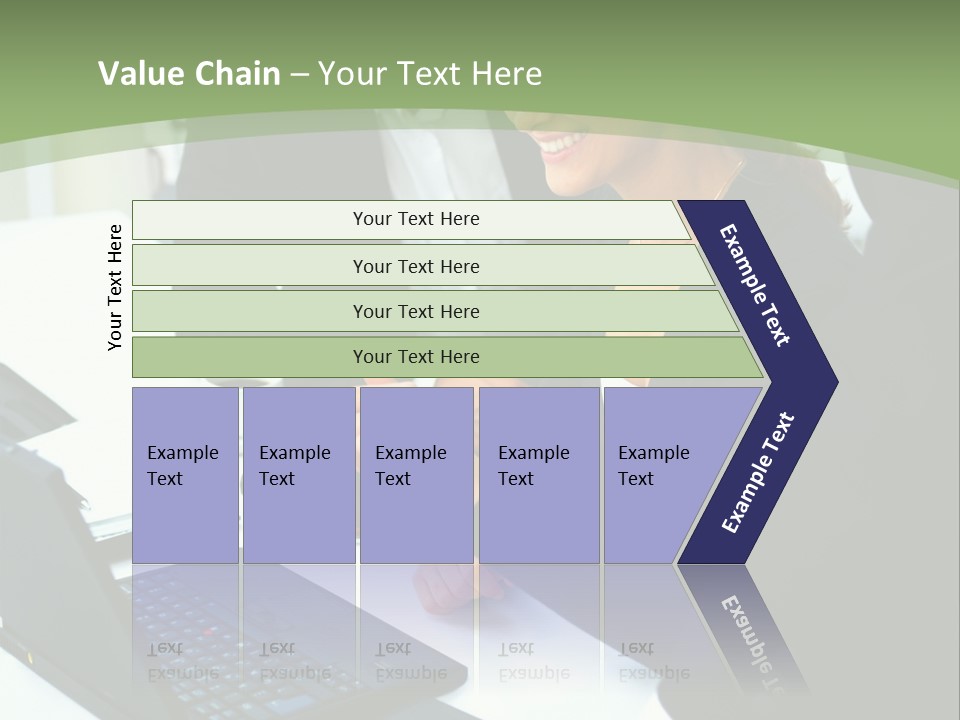 Laptop Contract Contemporary PowerPoint Template