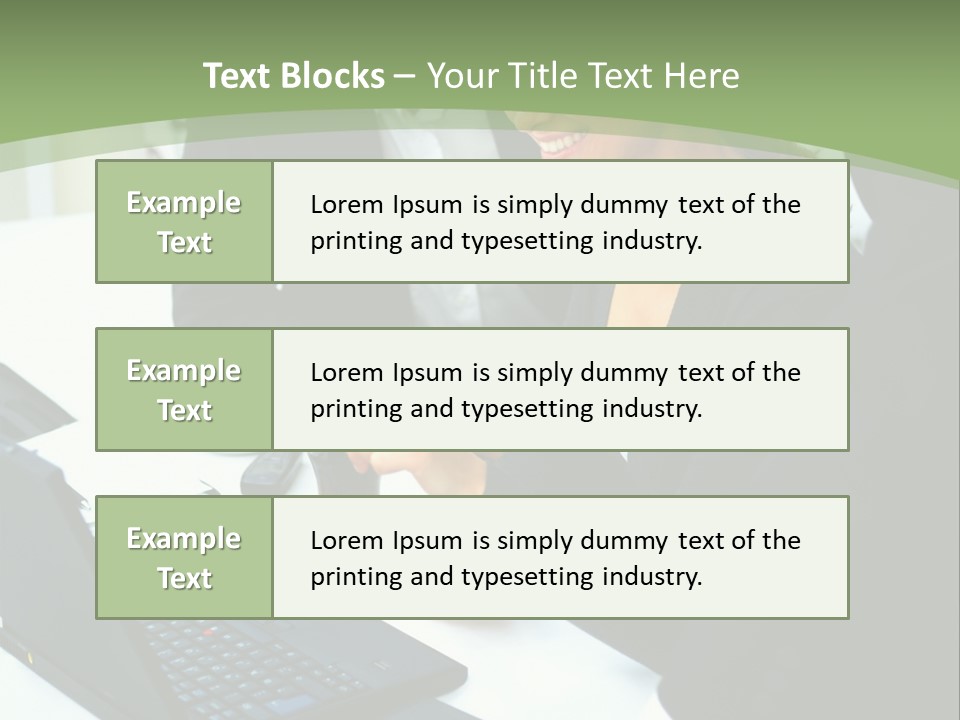 Laptop Contract Contemporary PowerPoint Template