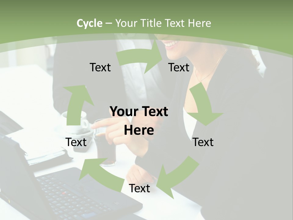Laptop Contract Contemporary PowerPoint Template